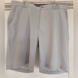 Greg Norman Collection Light Gray Flat Front Shorts